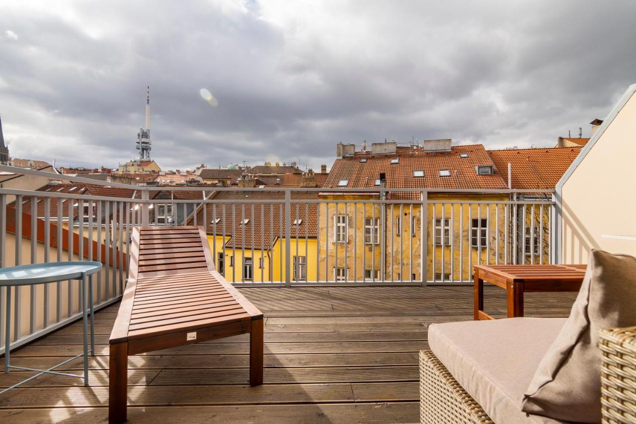 Prague Days - Premium Loft W Terrace - View - Netflix - Ac Lejlighed Eksteriør billede